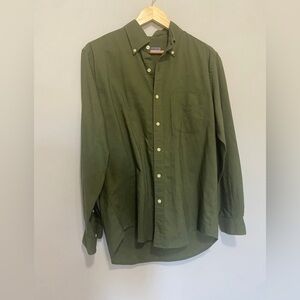 Blassport Green Casual Long Sleeve Button Down Shirt Size Medium Men’s